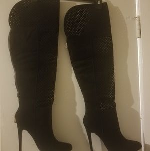 Above the knee boots